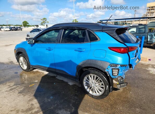 KM8K22AA8KU202002 2019 HYUNDAI KONA Blue Հետևի ձախ