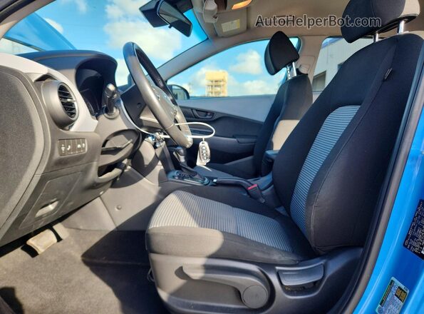 KM8K22AA8KU202002 2019 HYUNDAI KONA Blue Սալոնի դիմացի տեսք