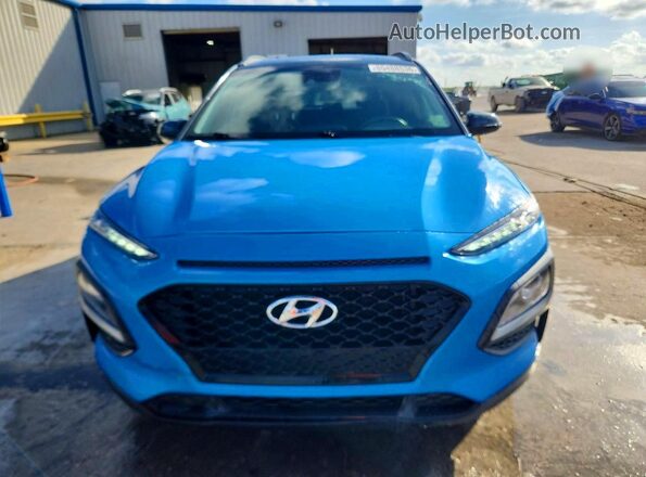 KM8K22AA8KU202002 2019 HYUNDAI KONA Blue Դիմացի տեսք