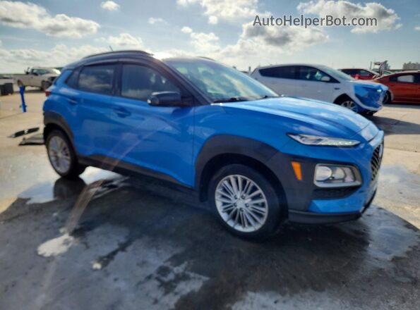 KM8K22AA8KU202002 2019 HYUNDAI KONA Blue Առջևի աջ