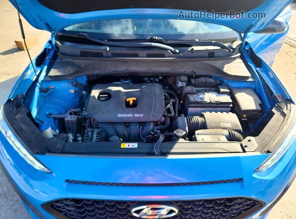 KM8K22AA8KU202002 2019 HYUNDAI KONA Blue Սալոնի հետևի տեսք