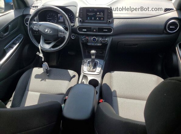 KM8K22AA8LU568754 2020 HYUNDAI KONA Blue Dashboard view