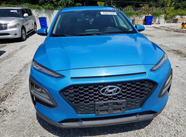 KM8K22AA8LU568754 2020 HYUNDAI KONA Blue Front view