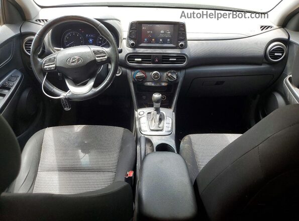 KM8K22AA8MU598953 2021 HYUNDAI KONA Black Dashboard view