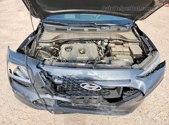 KM8K22AA9MU710773 2021 HYUNDAI KONA Gray Շարժիչի բաժամունքի տեսք