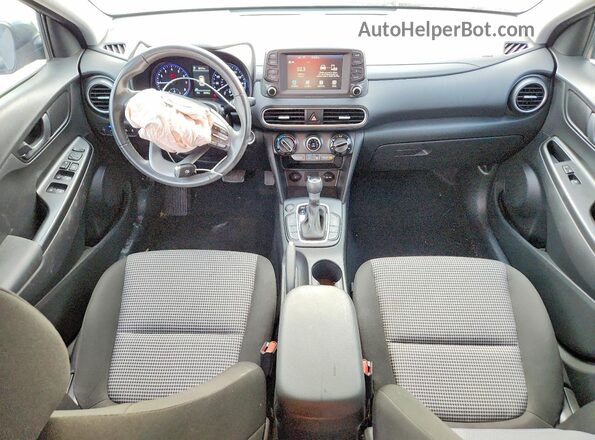 KM8K22AA9MU710773 2021 HYUNDAI KONA Gray Առջևի վահանակի տեսք