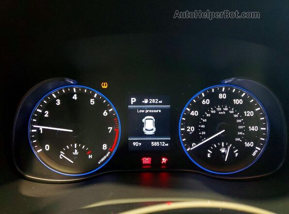 KM8K22AAXJU066891 2018 HYUNDAI KONA Серый Вид щитка приборов