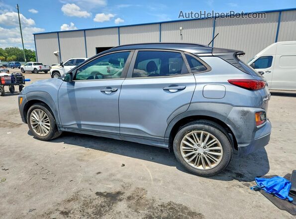 KM8K22AAXJU100246 2018 HYUNDAI KONA Gray Rear left