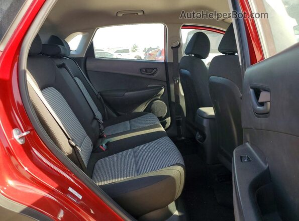 KM8K22AB5PU036845 2023 HYUNDAI KONA Red Vista interior trasera