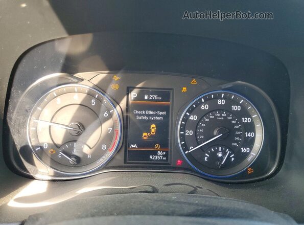KM8K22AB7PU039715 2023 HYUNDAI KONA Gray Սարքավորումների վահանակի տեսք