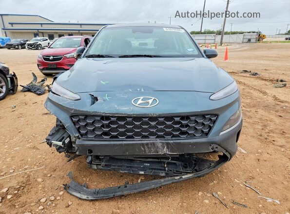 KM8K22AB8NU815962 2022 HYUNDAI KONA Gray Widok z przodu