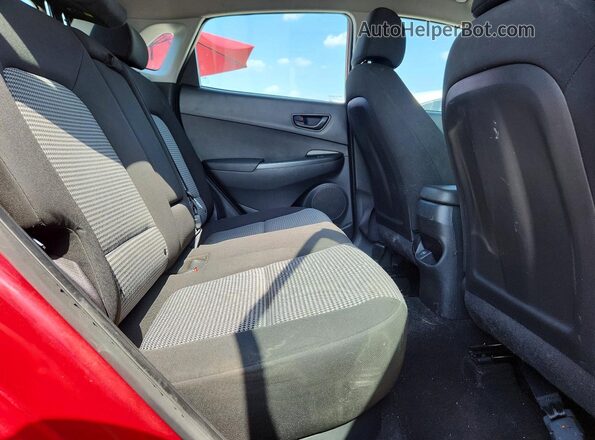 KM8K22AB8PU025788 2023 HYUNDAI KONA Burgundy Rear interior view
