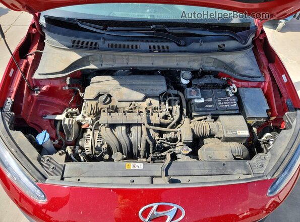 KM8K22AB8PU025788 2023 HYUNDAI KONA Burgundy Engine compartment view