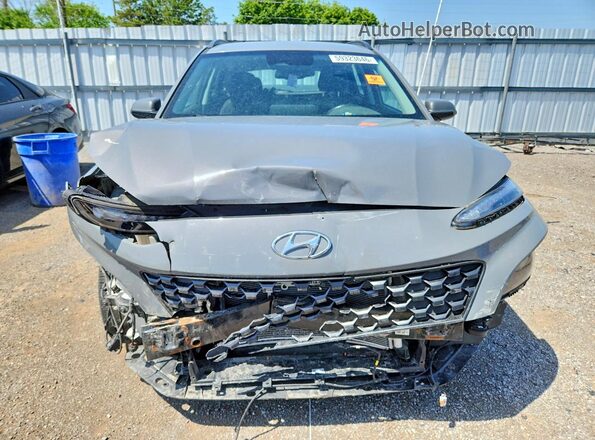 KM8K22AB9NU823083 2022 HYUNDAI KONA Gray Вид спереду