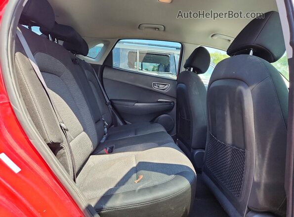 KM8K23AG2MU134146 2021 HYUNDAI KONA Бордовый Вид задней части салона