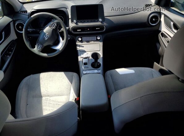 KM8K23AG2PU179334 2023 HYUNDAI KONA Gray Widok deski rozdzielczej