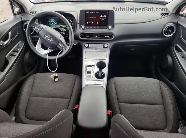 KM8K23AG3PU190892 2023 HYUNDAI KONA White Widok deski rozdzielczej