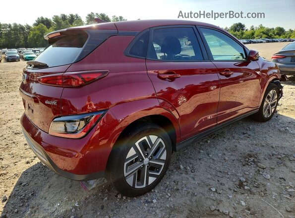 KM8K23AG5PU190859 2023 HYUNDAI KONA Red უკანა მარჯვენა