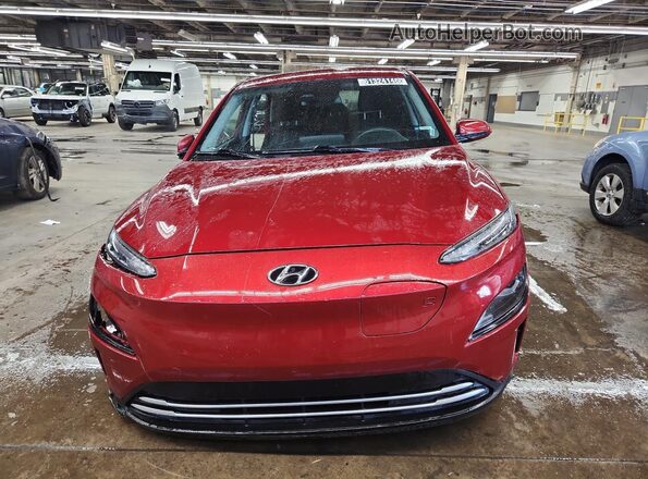KM8K23AG6PU193513 2023 HYUNDAI KONA Red სალონის 360-გრადუსიანი ხედი
