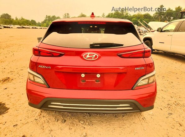 KM8K23AG9PU190220 2023 HYUNDAI KONA Red Вид ззаду