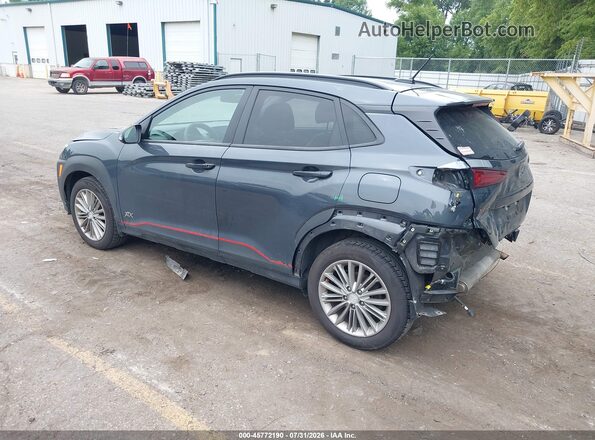 KM8K2CAA1JU169302 2018 HYUNDAI KONA Gray Rear left