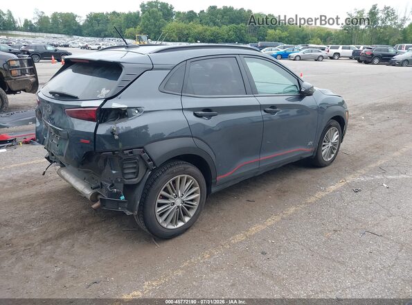 KM8K2CAA1JU169302 2018 HYUNDAI KONA Gray Rear right