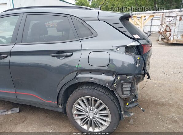 KM8K2CAA1JU169302 2018 HYUNDAI KONA Gray 