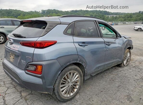 KM8K2CAA2JU112817 2018 HYUNDAI KONA Blue Tył prawy
