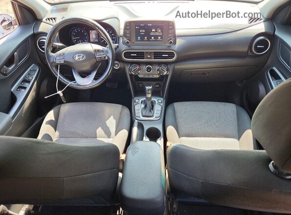 KM8K2CAA2KU368330 2019 HYUNDAI KONA White Vista del salpicadero