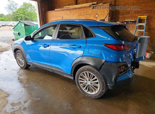 KM8K2CAA2MU599568 2021 HYUNDAI KONA Blue Trasero izquierdo