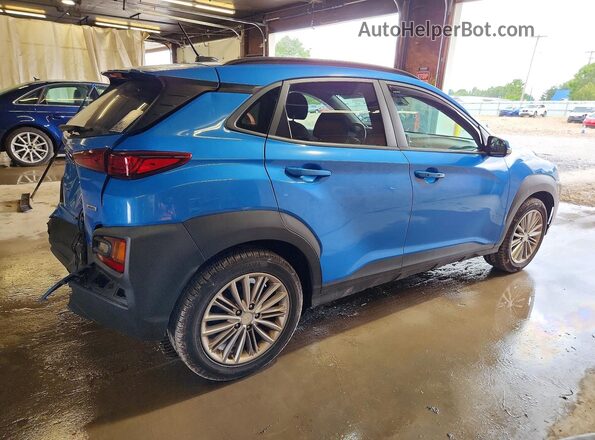 KM8K2CAA2MU599568 2021 HYUNDAI KONA Blue Trasero derecho