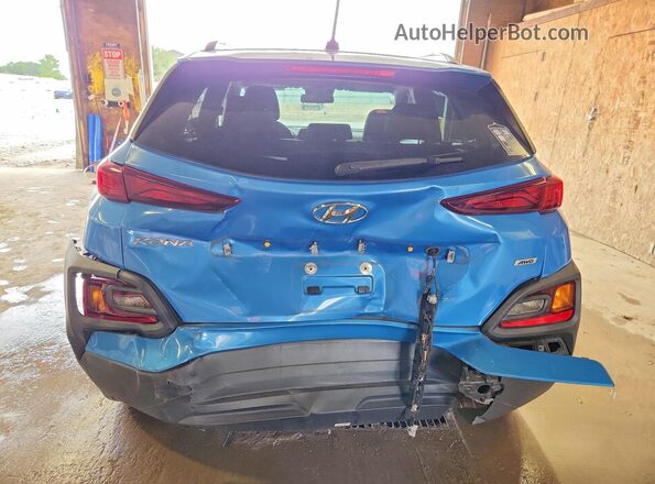 KM8K2CAA2MU599568 2021 HYUNDAI KONA Blue Vista trasera