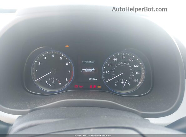 KM8K2CAA3KU234944 2019 HYUNDAI KONA Gray უკანა სავარძლების ხედი