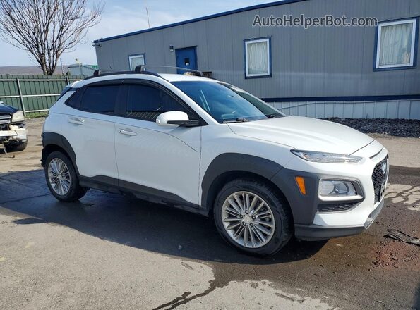 KM8K2CAA3KU377912 2019 HYUNDAI KONA White Przód prawy