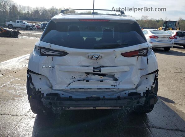 KM8K2CAA3KU377912 2019 HYUNDAI KONA White Widok z tyłu