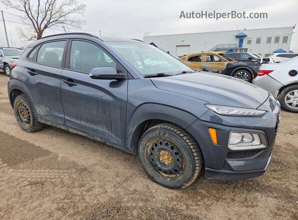 KM8K2CAA3MU730202 2021 HYUNDAI KONA Gray Delantero derecho