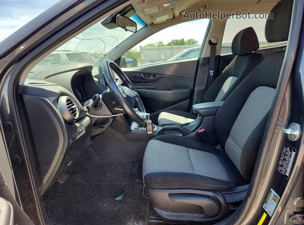 KM8K2CAA4LU570944 2020 HYUNDAI KONA Charcoal Widok wnętrza z przodu