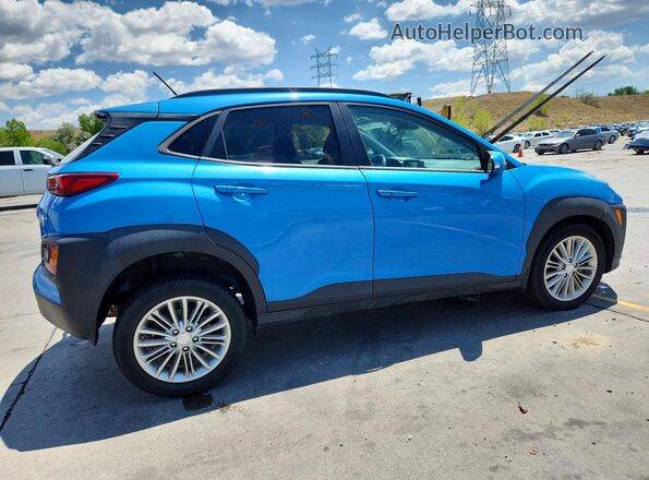 KM8K2CAA4MU626950 2021 HYUNDAI KONA Blue Задня права чверть