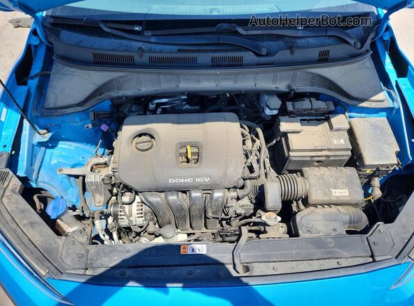 KM8K2CAA4MU626950 2021 HYUNDAI KONA Blue Вид підкапотного простору