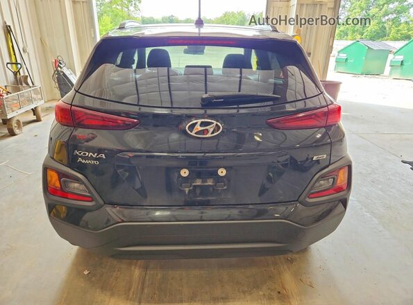 KM8K2CAA4MU663352 2021 HYUNDAI KONA Black Rear view