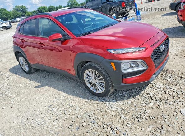 KM8K2CAA5MU738253 2021 HYUNDAI KONA Красный Передняя правая четверть