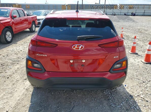 KM8K2CAA5MU738253 2021 HYUNDAI KONA Красный Вид сзади