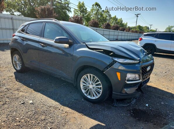 KM8K2CAA6JU097688 2018 HYUNDAI KONA Gray წინა მარჯვენა