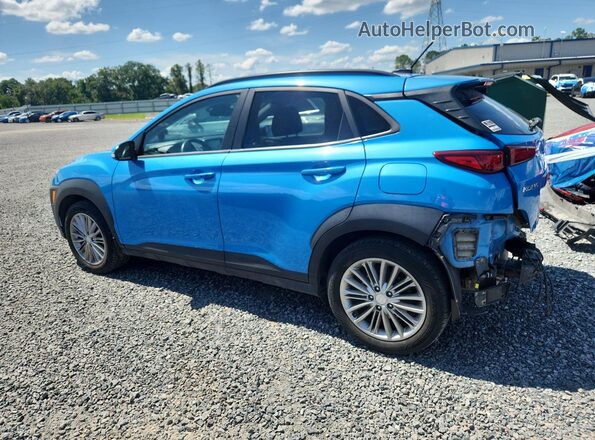 KM8K2CAA6MU617859 2021 HYUNDAI KONA Blue Հետևի ձախ