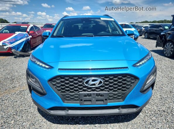 KM8K2CAA6MU617859 2021 HYUNDAI KONA Blue Դիմացի տեսք