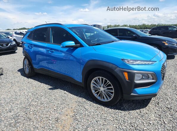 KM8K2CAA6MU617859 2021 HYUNDAI KONA Blue Առջևի աջ