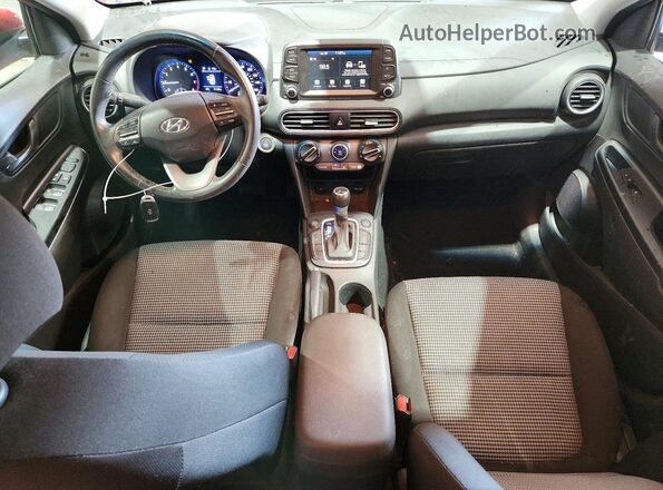 KM8K2CAA7LU478517 2020 HYUNDAI KONA Red Առջևի վահանակի տեսք