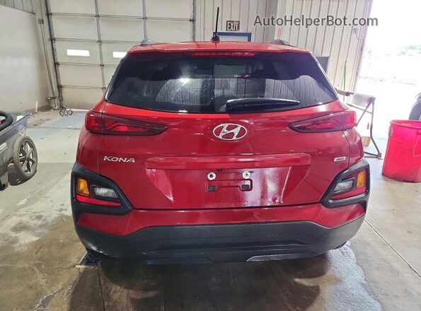 KM8K2CAA7LU478517 2020 HYUNDAI KONA Red Հետևի տեսք