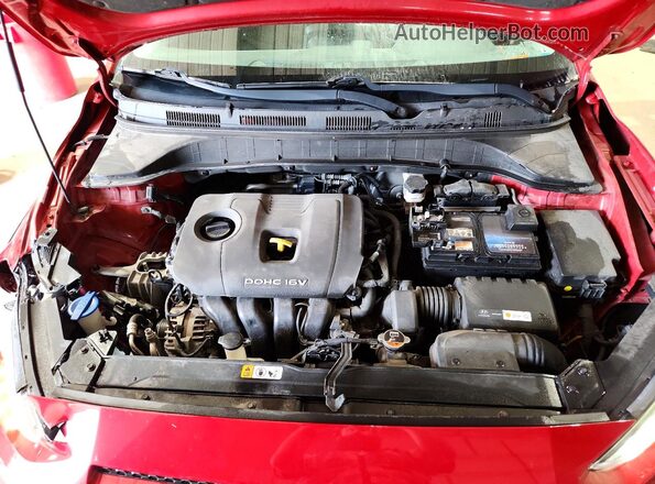 KM8K2CAA7LU478517 2020 HYUNDAI KONA Red Շարժիչի բաժամունքի տեսք