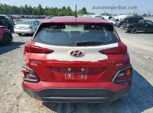 KM8K2CAA7MU652166 2021 HYUNDAI KONA Red Widok z tyłu